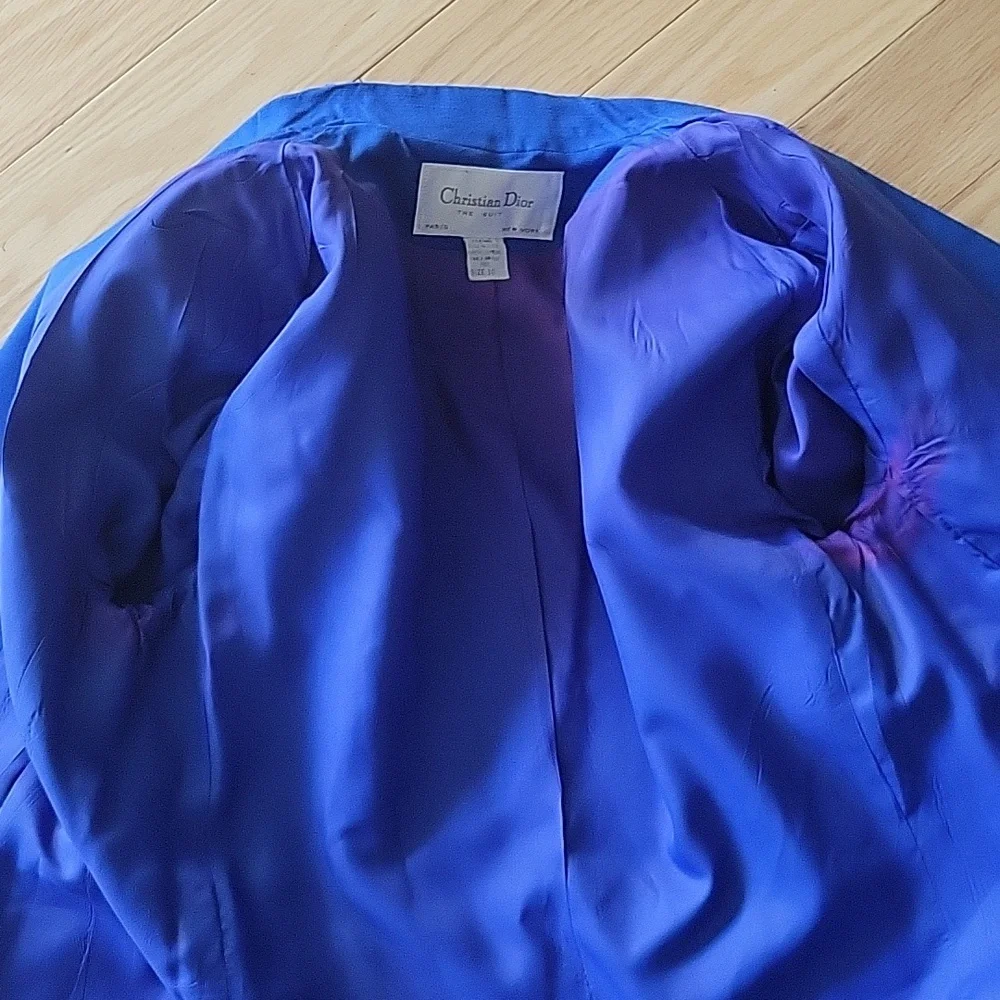 Christian Dior Vintage The Suit Single Button Closure Blazer